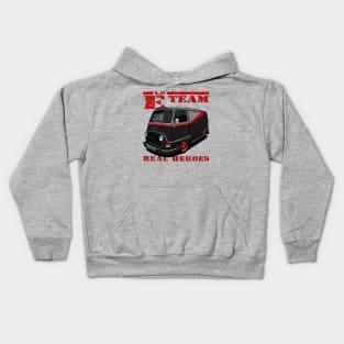 The cute french van of the real heroes! Kids Hoodie